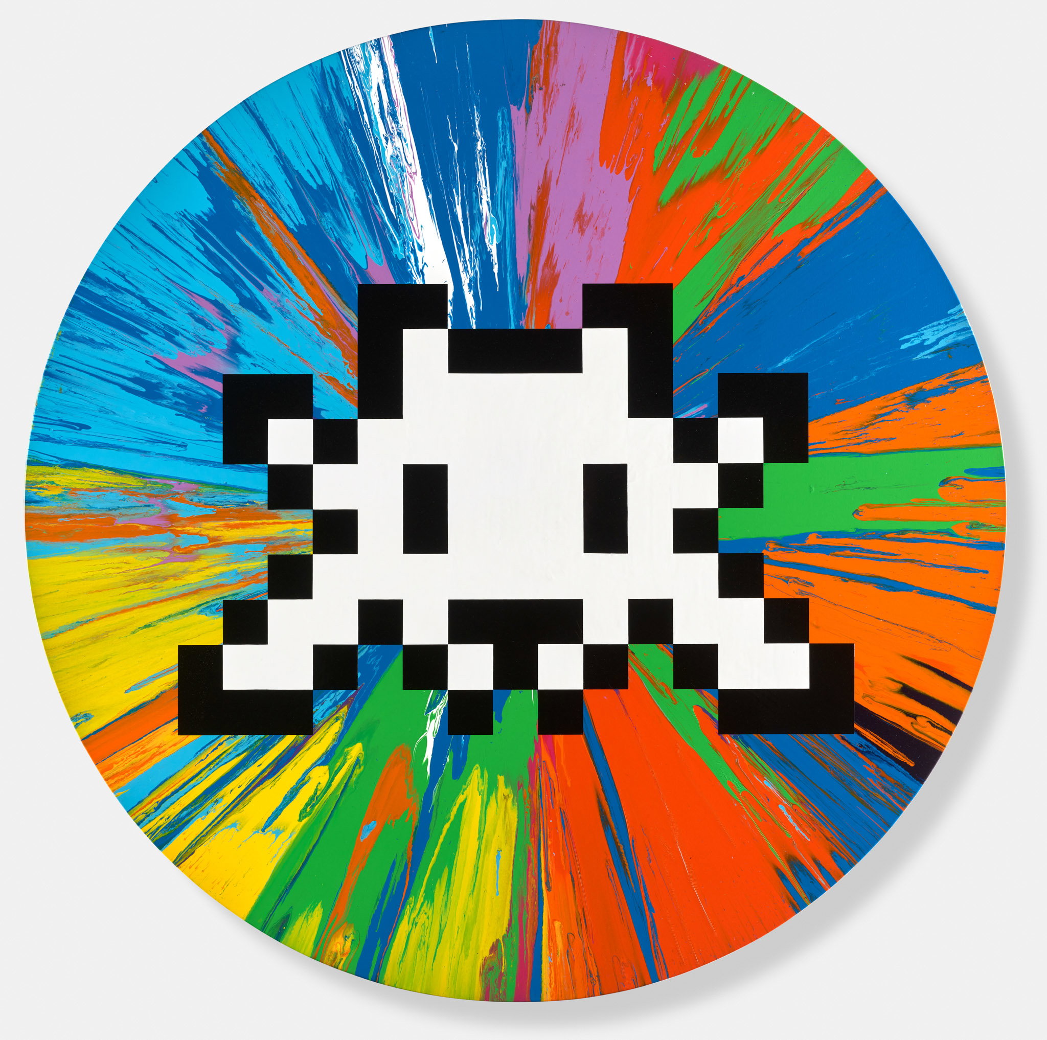 Damien Hirst — Fucking Beautiful Spinvaded Painting