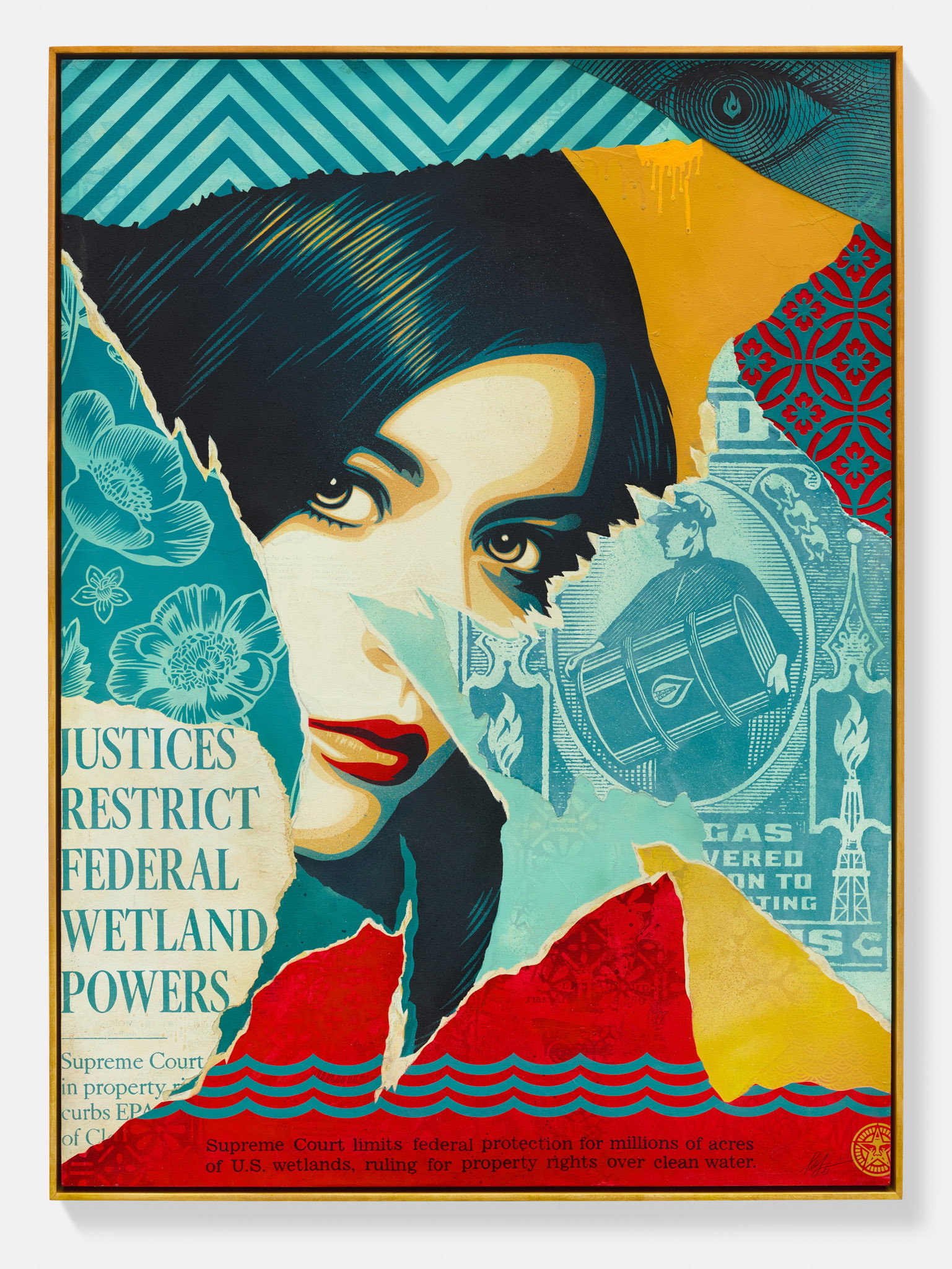 Shepard Fairey — Wetland Powers, Version 1