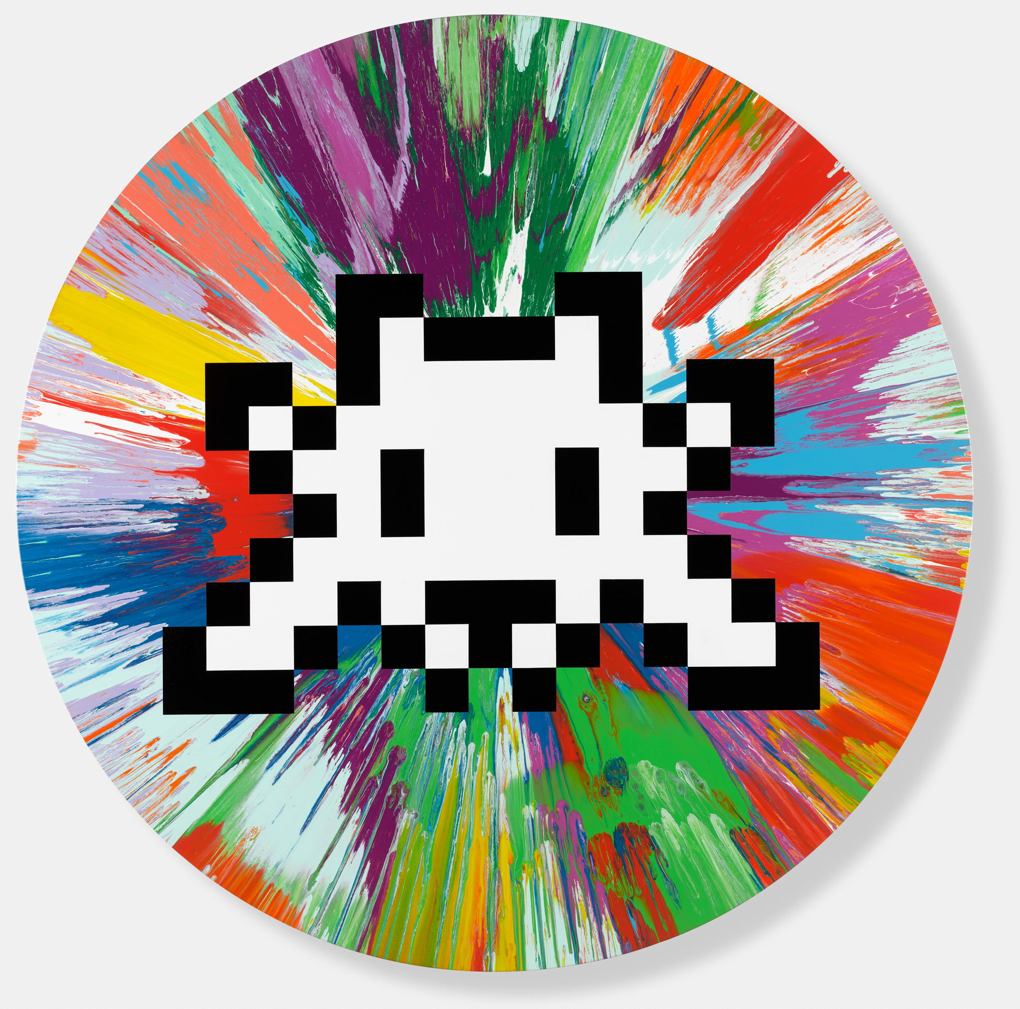 Damien Hirst — Beautiful Spinvaded Pizza Painting