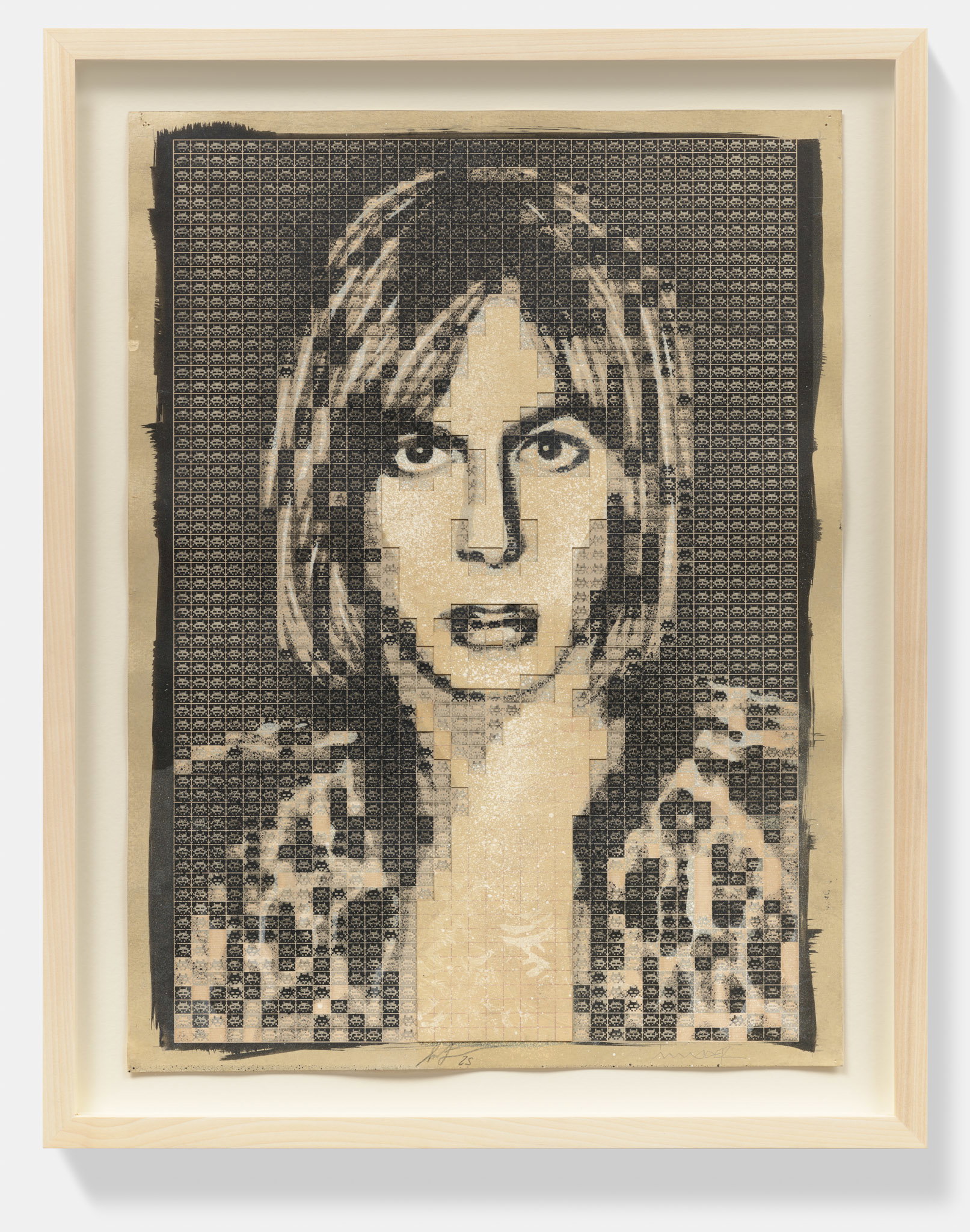 Shepard Fairey — Iggy Pop Study - Triple Trouble