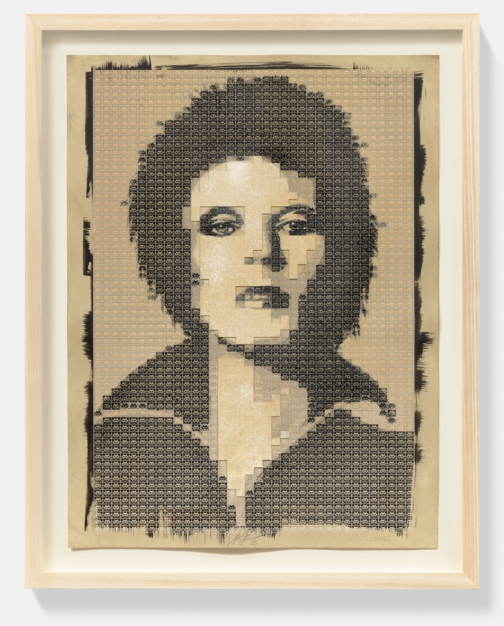 Shepard Fairey — David Bowie Study - Triple Trouble