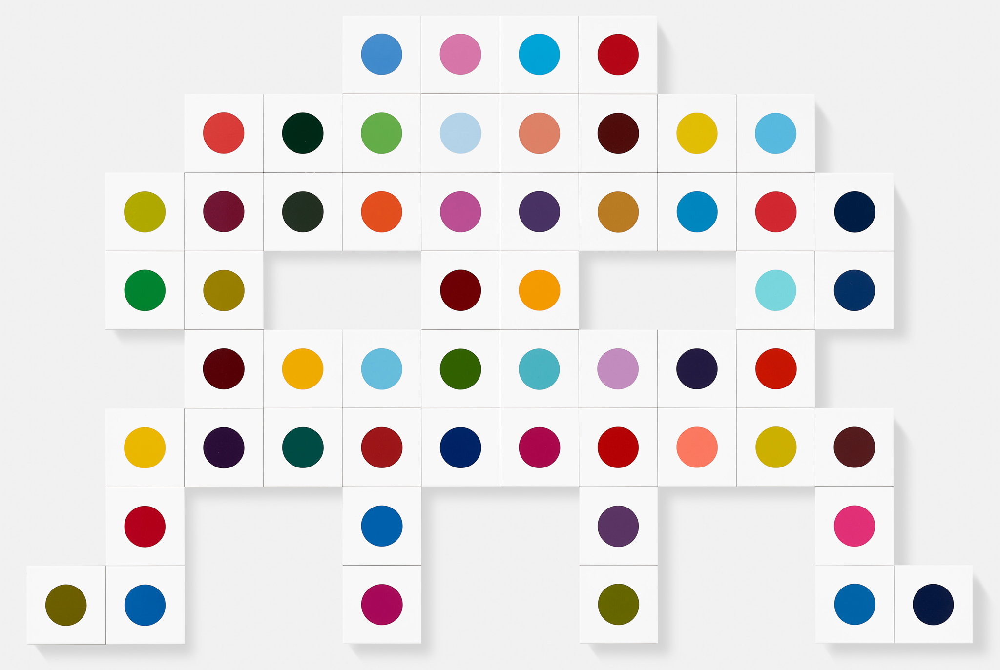 Damien Hirst — Spotted Invader 3