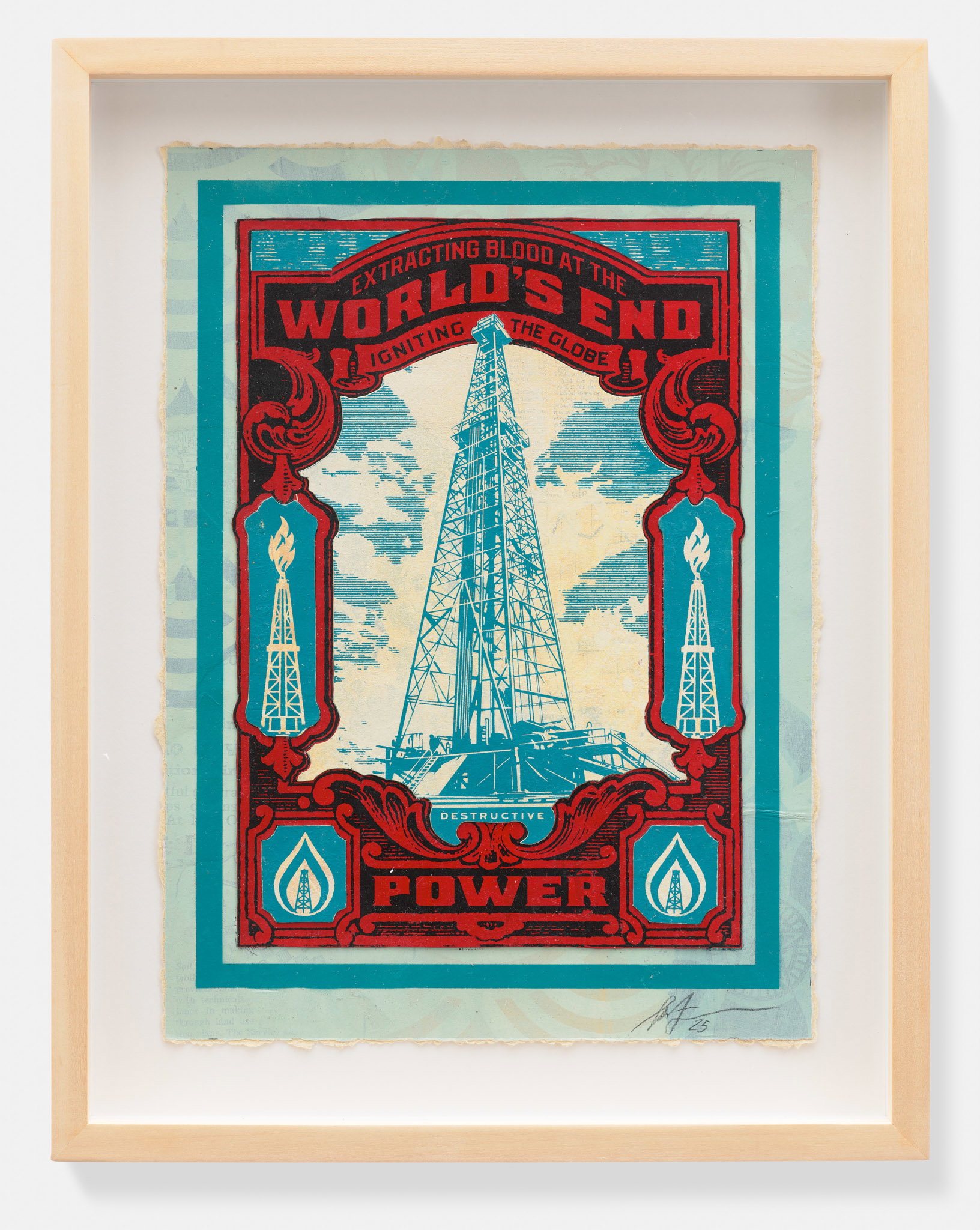Shepard Fairey — World's End Stamp
