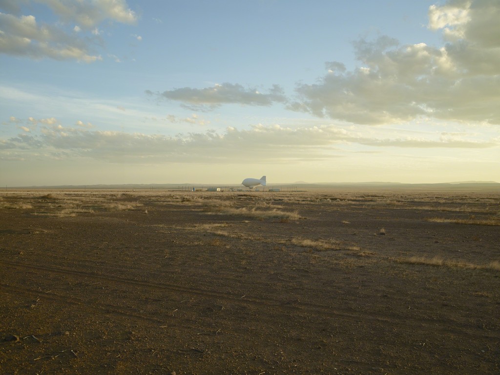 Richard Misrach — Surveillance Blimp, Marfa, Texas