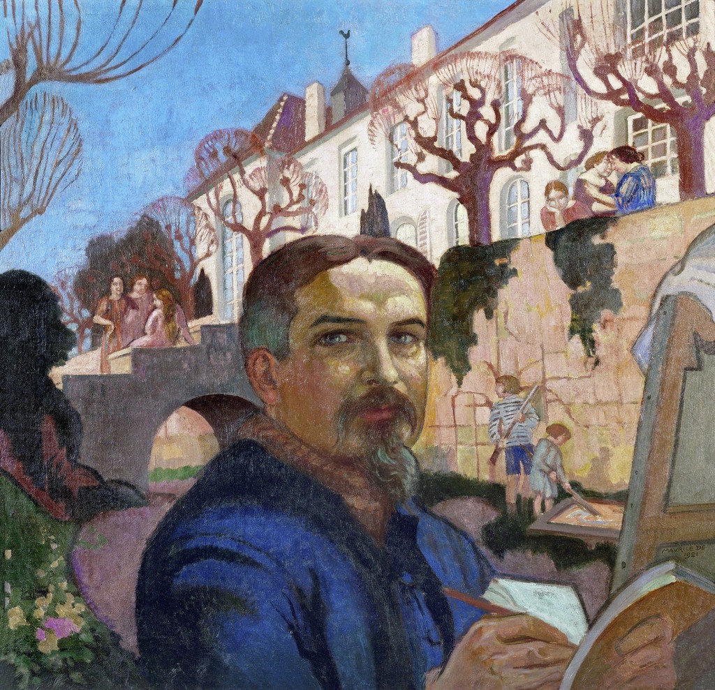 Maurice Denis — Self Portrait in front of the Priory