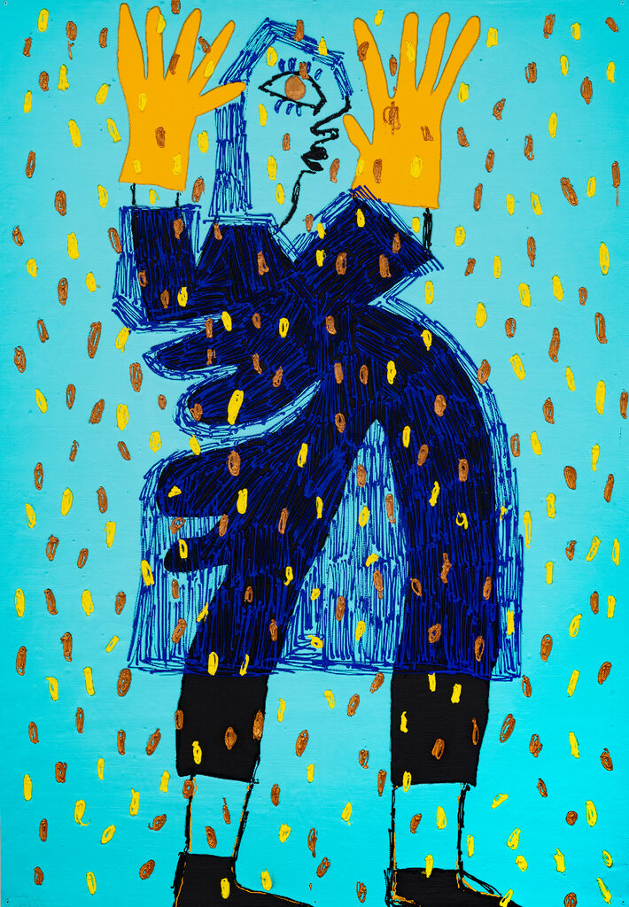Summer Wheat — Vitamin with Blue and Black