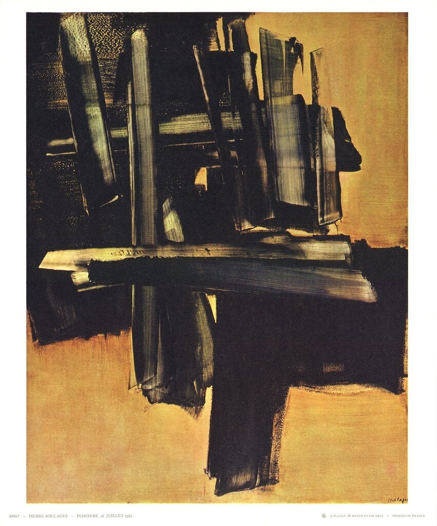Pierre Soulages — Peinture 16 Juillet (1961)