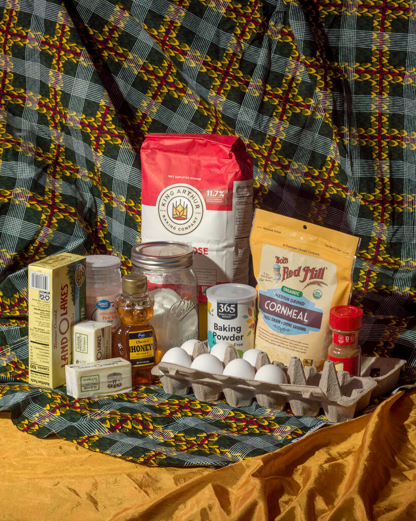 David Alekhuogie — Still life with cornbread