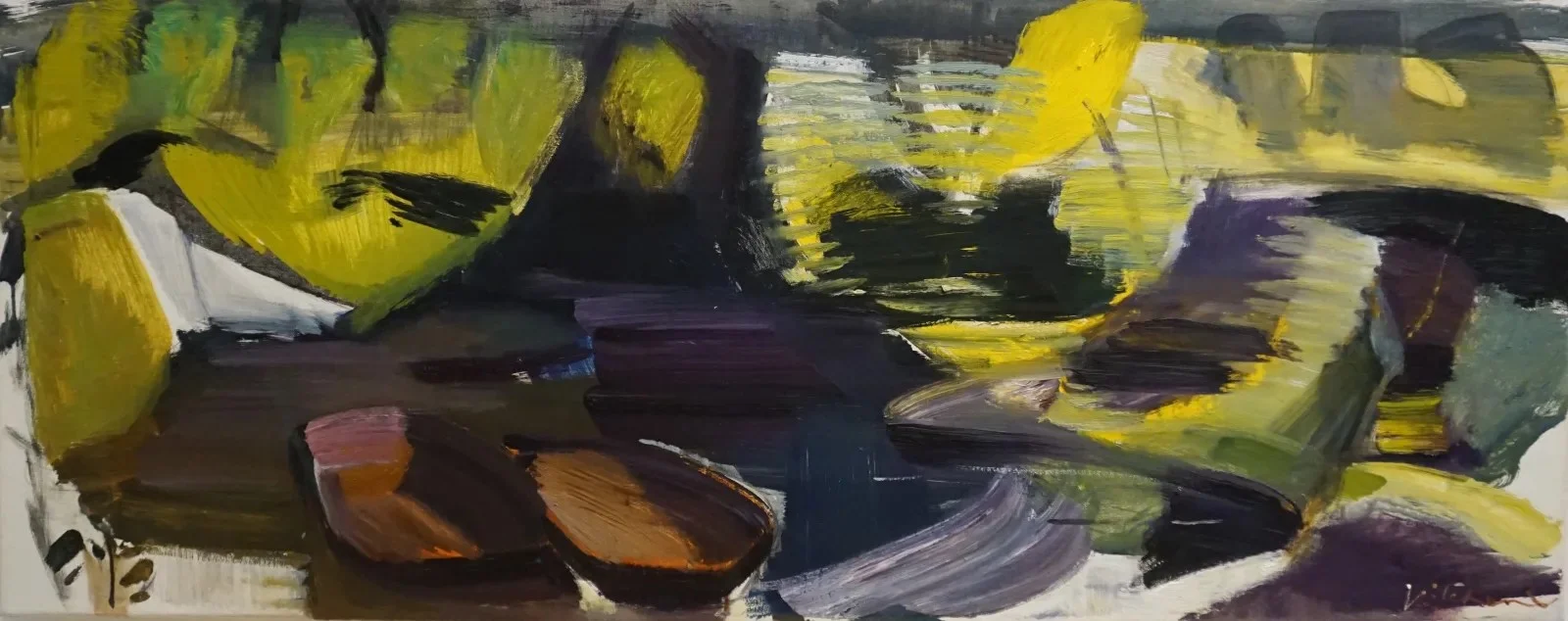 Ivon Hitchens — Dark Pool With Boats