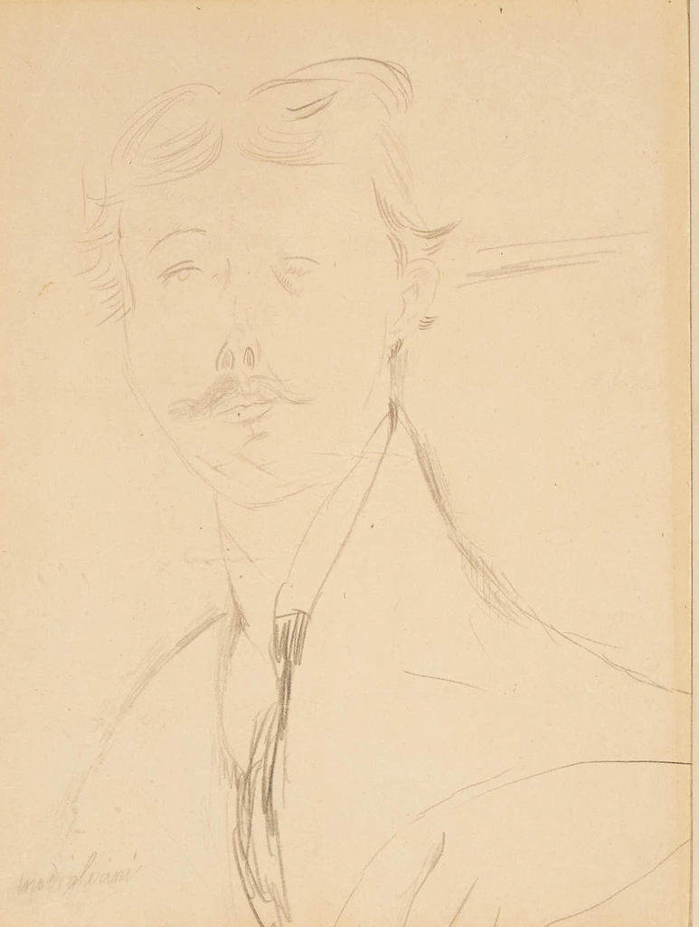 Amedeo Modigliani — Portrait d'un Jeune Honne