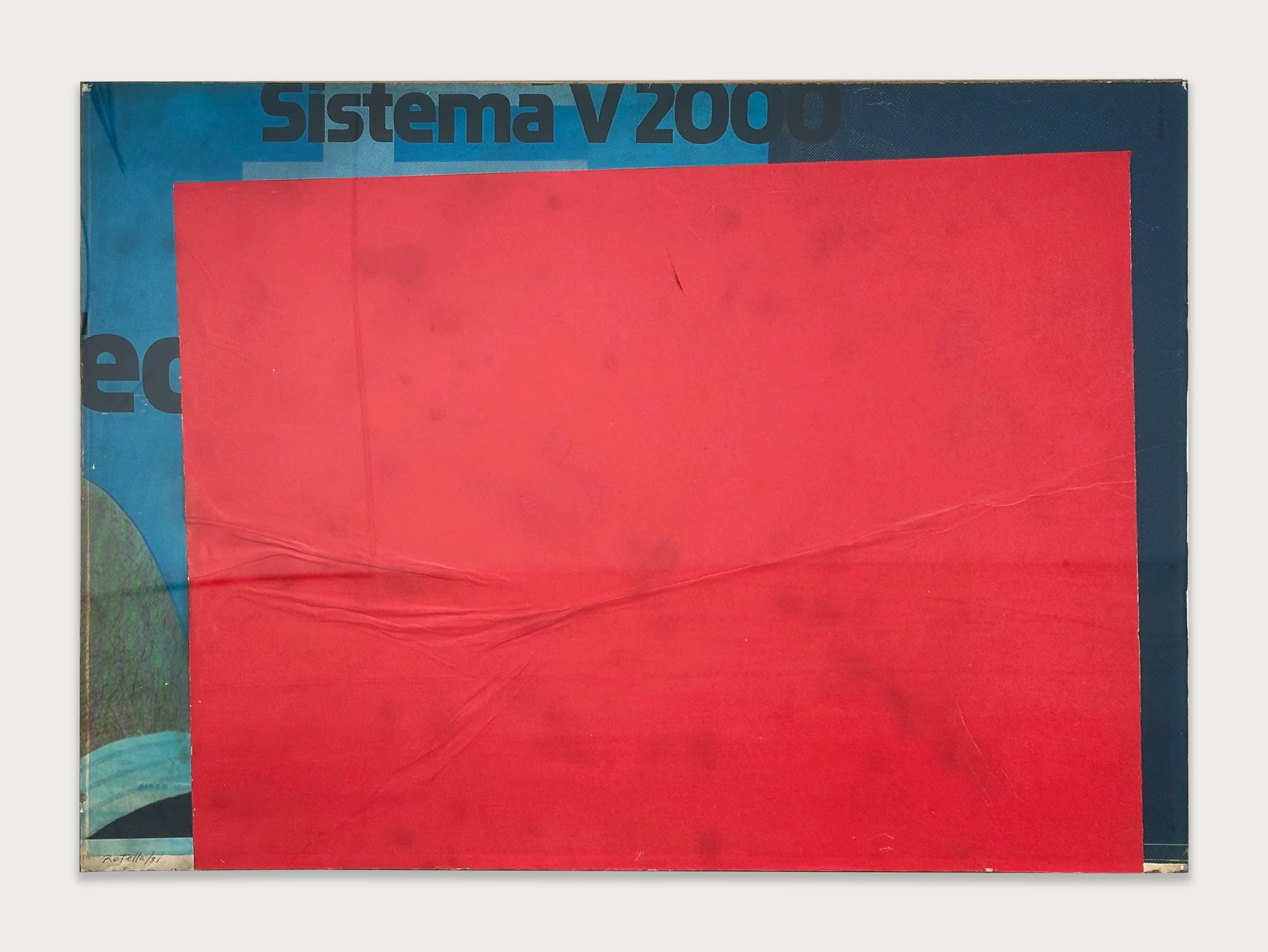 Mimmo Rotella — Petite Blank Sony