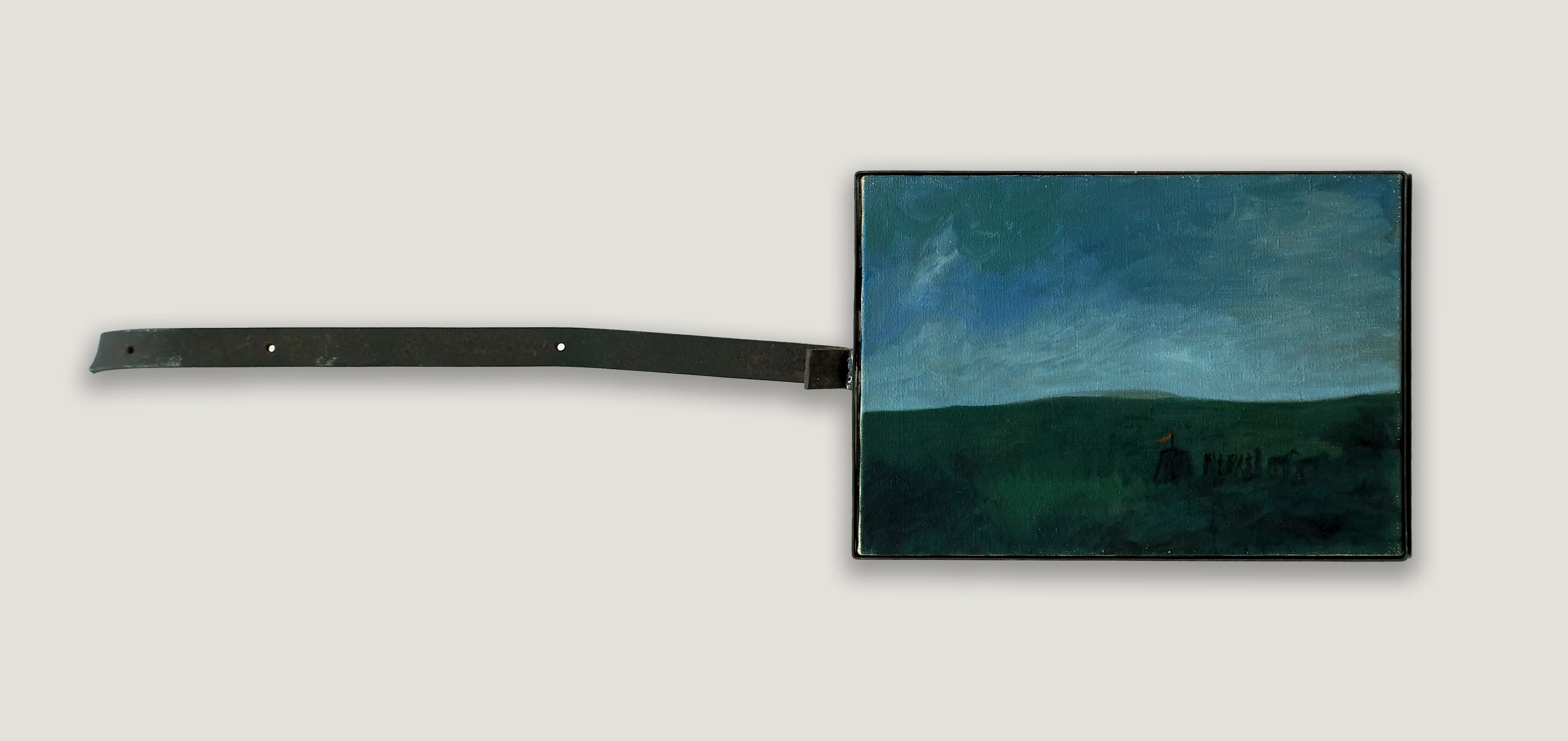 Mimmo Paladino — Paesaggio Con Paesaggio di Bandiere