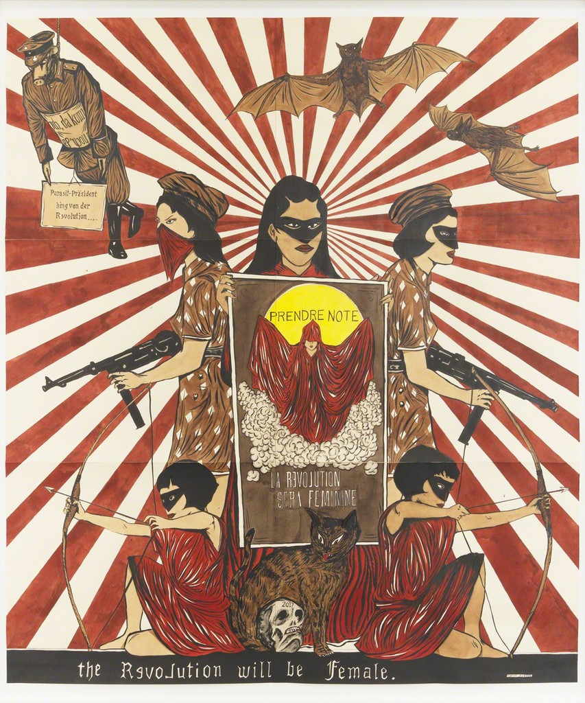 Marcel Dzama — La révolution sera féminine 