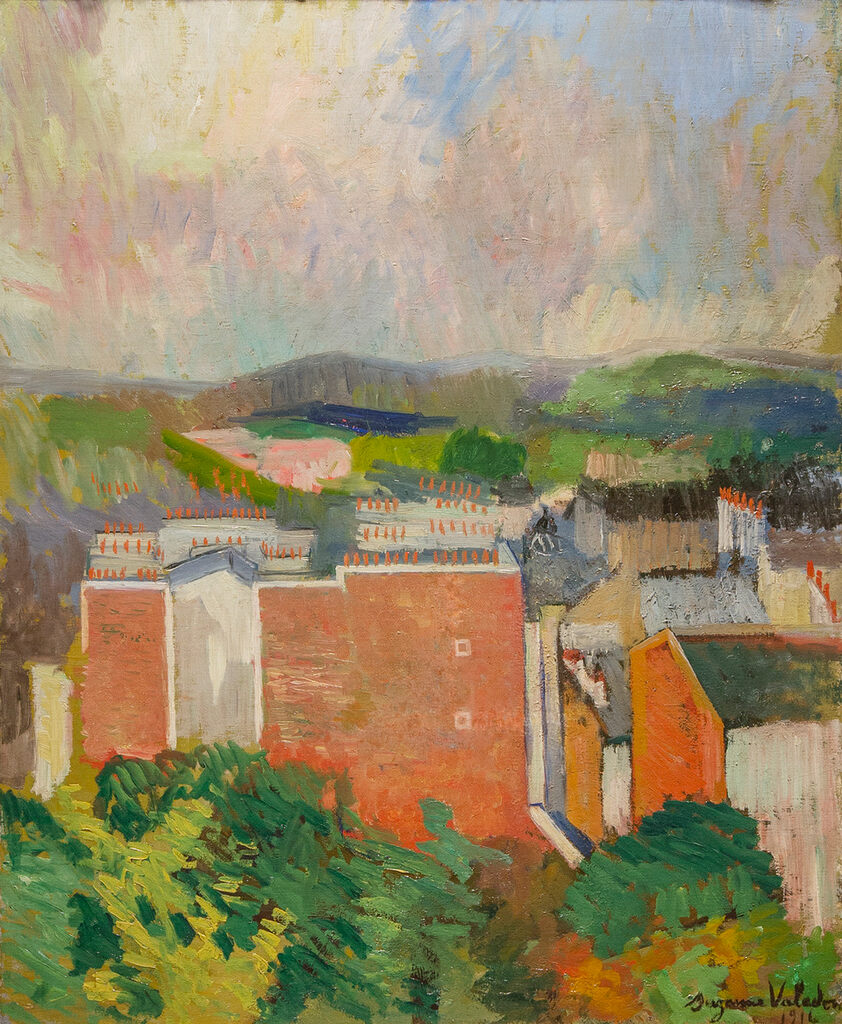 Suzanne Valadon — Paysage aux Batiments Rouges