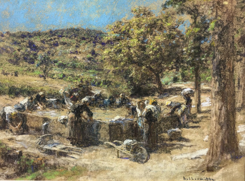 Léon Augustin Lhermitte — Lavandieres en Provence