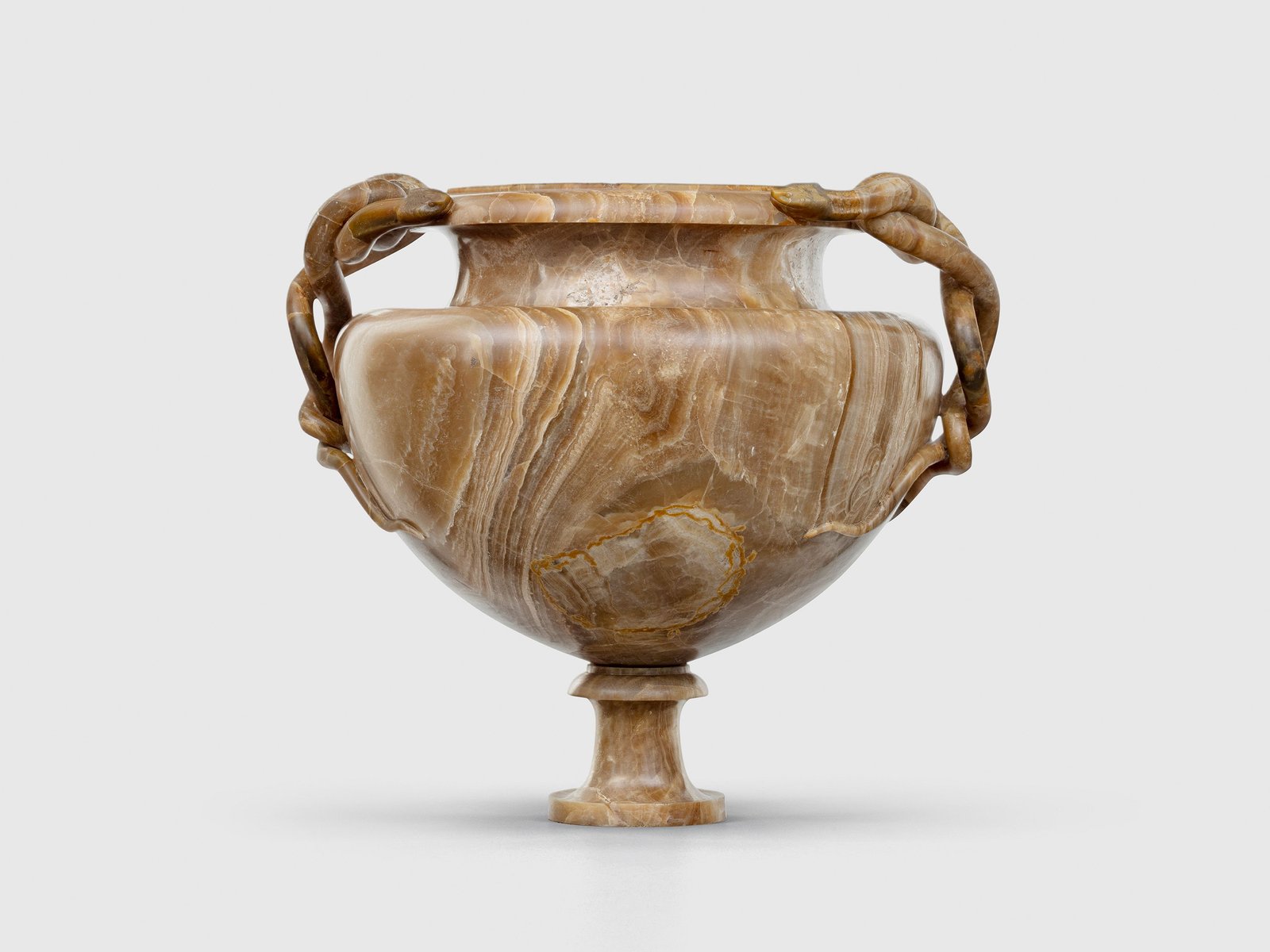 Anonymous — Vase with snake shaped handles with antique elements