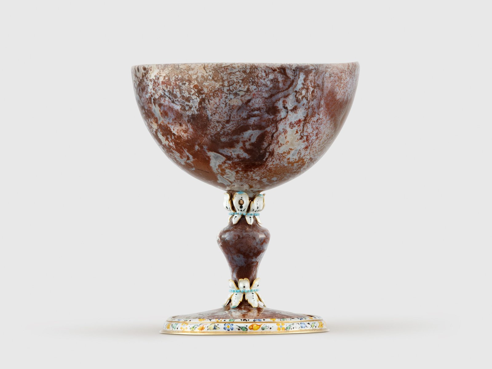 Anonymous — Agate cup on foot