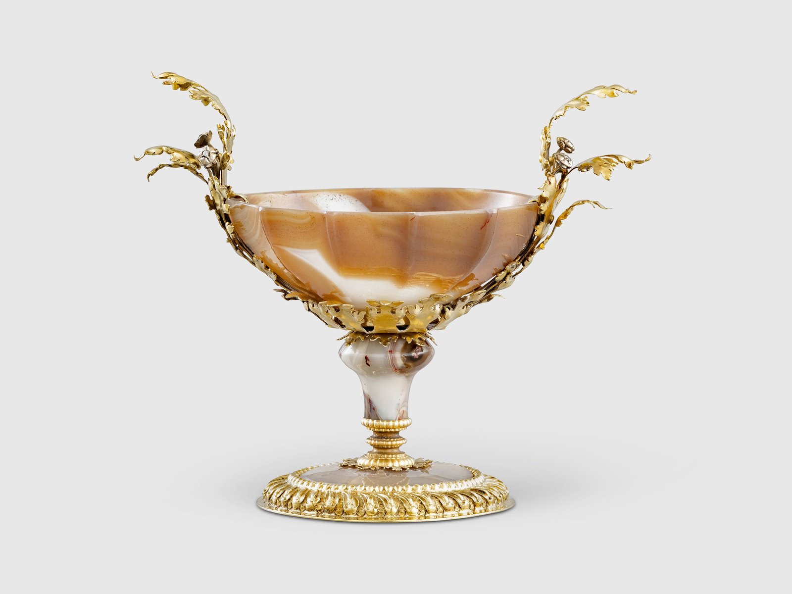 Tobias Baur — A mounted agate cup on foot, Germany