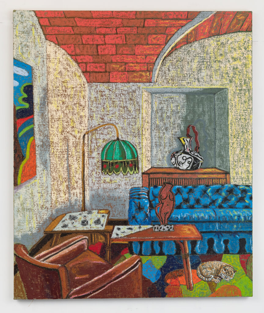 JJ Manford — Interior with Betty Woodman Sculptures