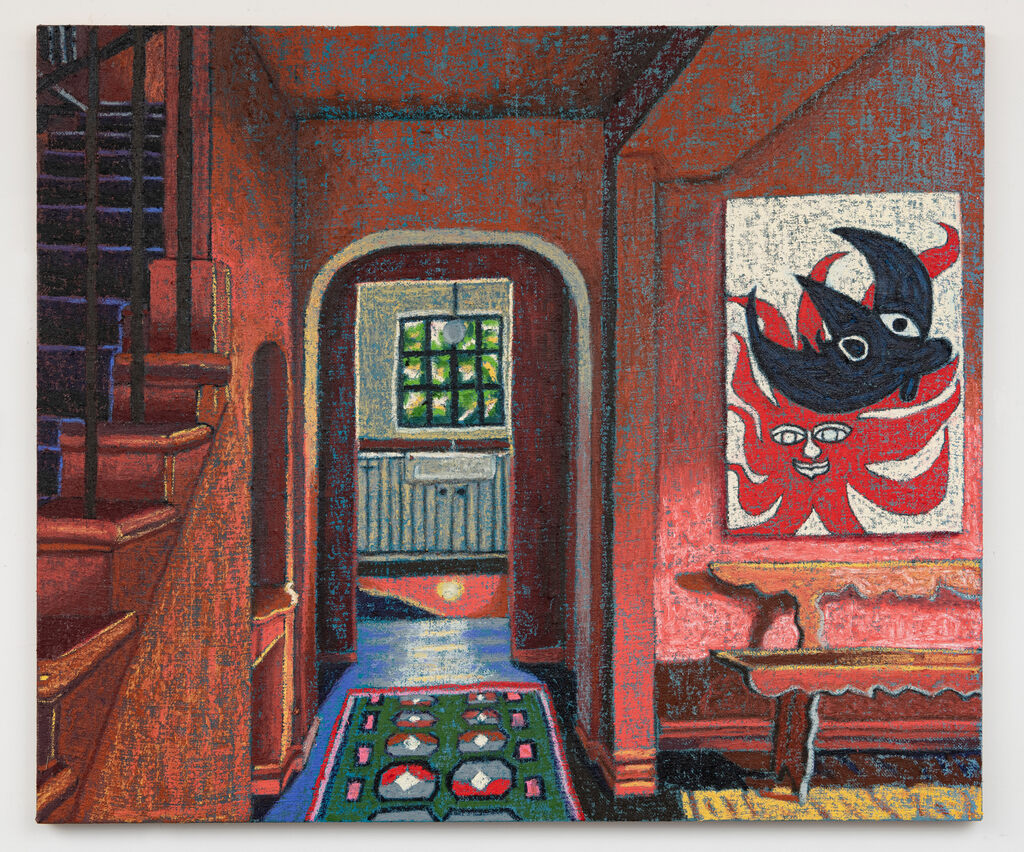 Red Room with Calder Litho