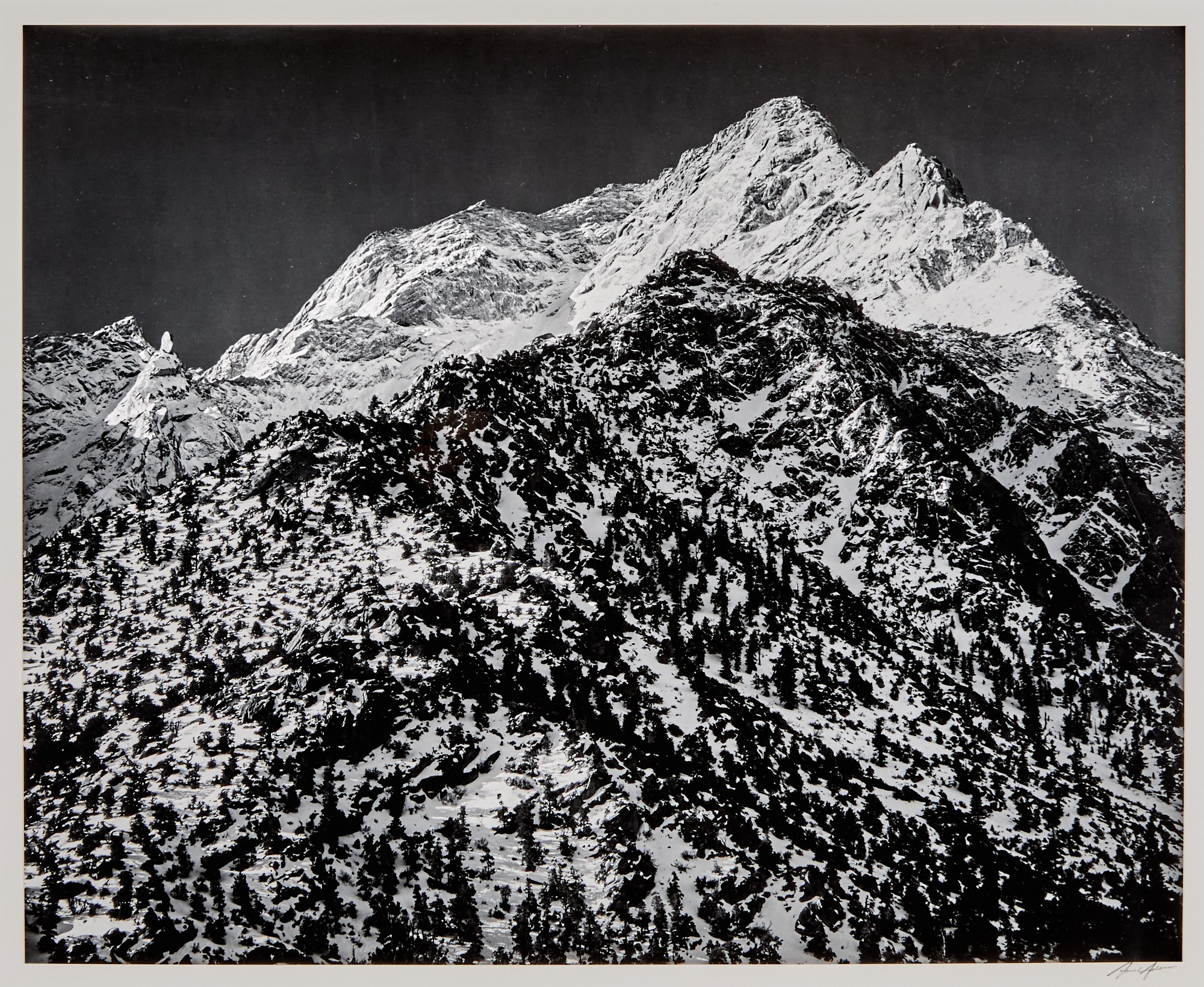 Ansel Adams — Lone Pine Peak, Sierra Nevada, California