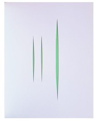 Untitled (Concetto Spaziale Green)