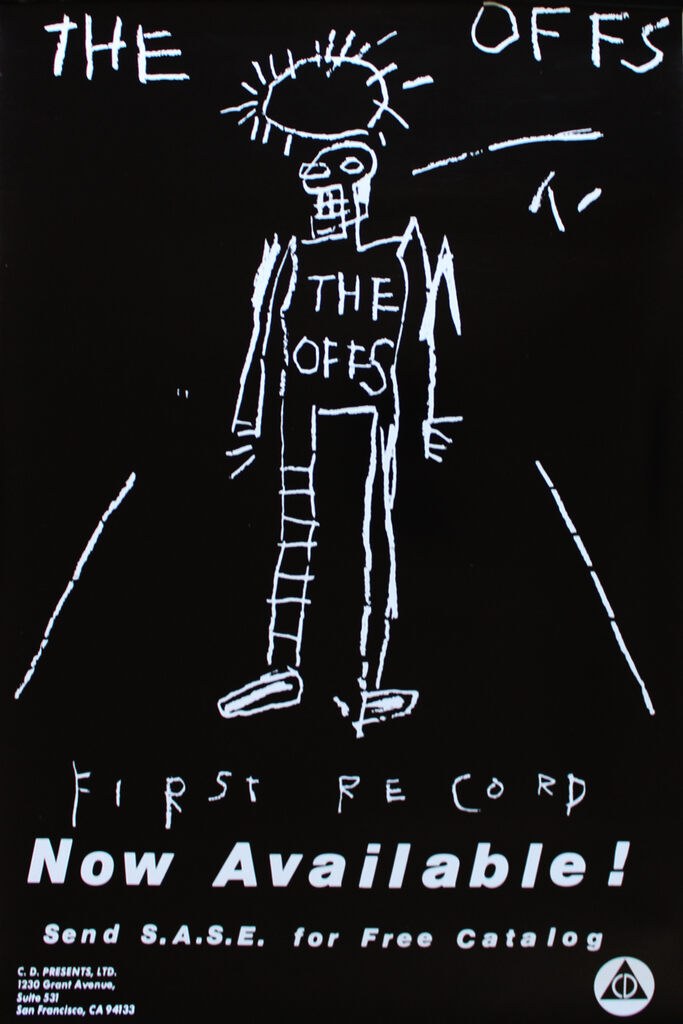 Jean Michel Basquiat — Original vintage The Offs poster