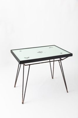 Unique Painted Glass Table