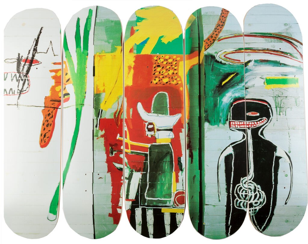 Jean Michel Basquiat — Set of 5 skateboards