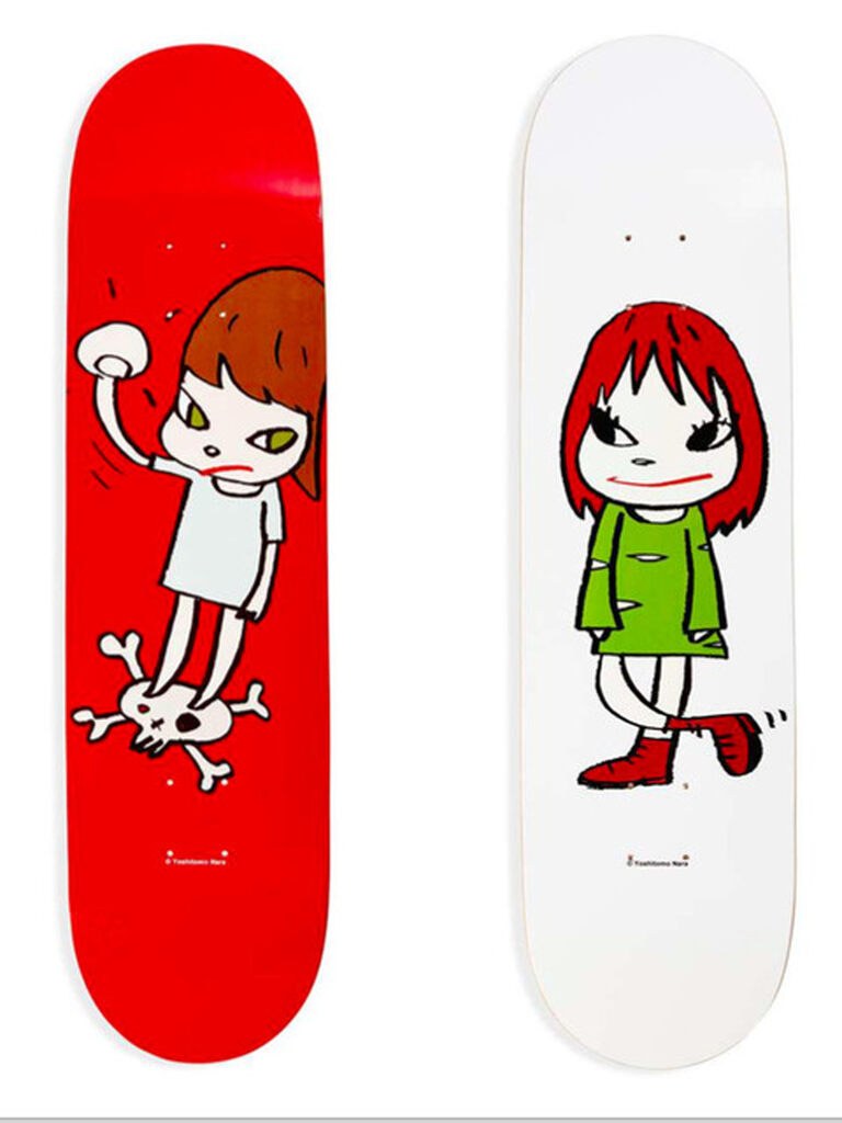 Yoshitomo Nara — Set of 2 skateboards