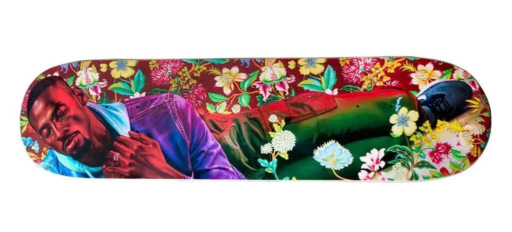 Kehinde Wiley — Christian Martyr Tarcisius (El Hadjii Malick Gueye) Limited edtion skateboard deck