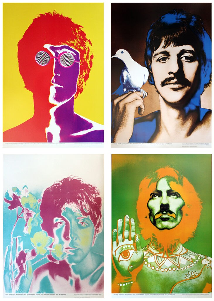 Richard Avedon — Beatles Poster (set of 4)