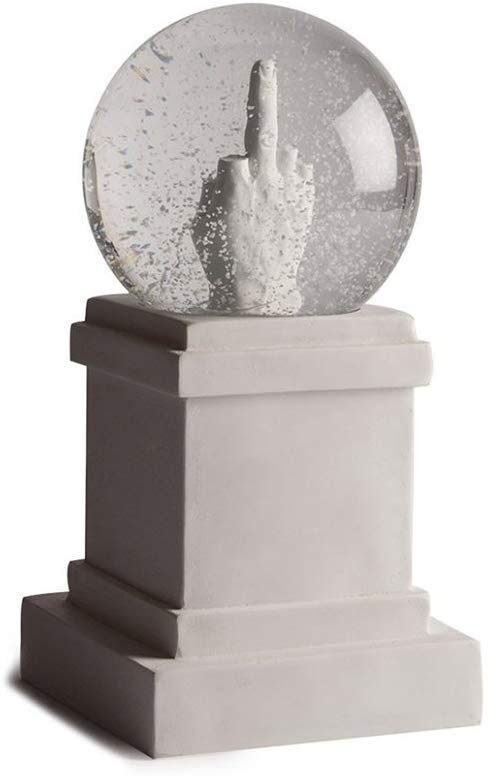 Maurizio Cattelan — L.O.V.E. Snow Globe