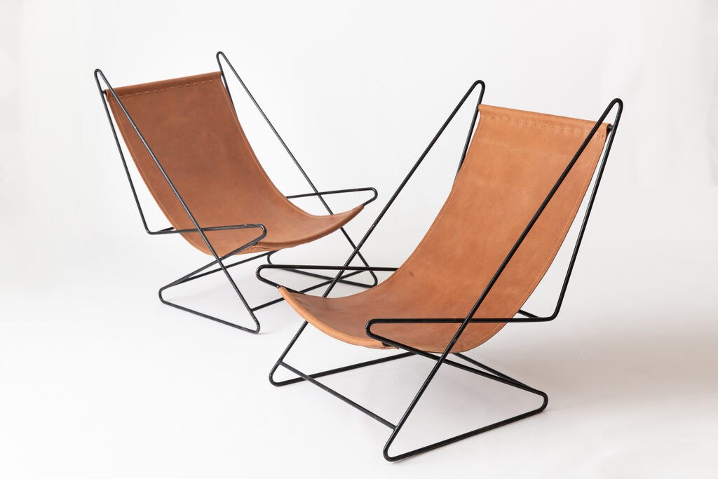 Lina Bo Bardi — Pair of chairs
