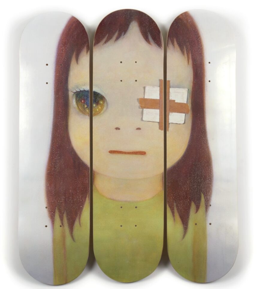 Yoshitomo Nara — Untitled skateboard set 3