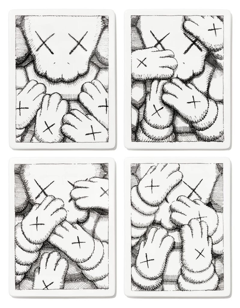 KAWS — URGE ceramic set of 4