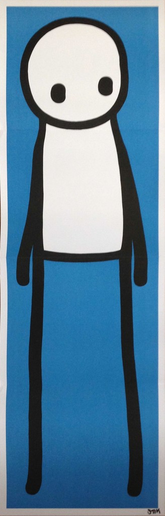 Stik — Signed Blue Poster