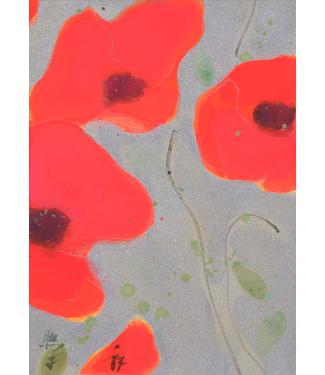 Teruko Yokoi — Untitled (Poppies)