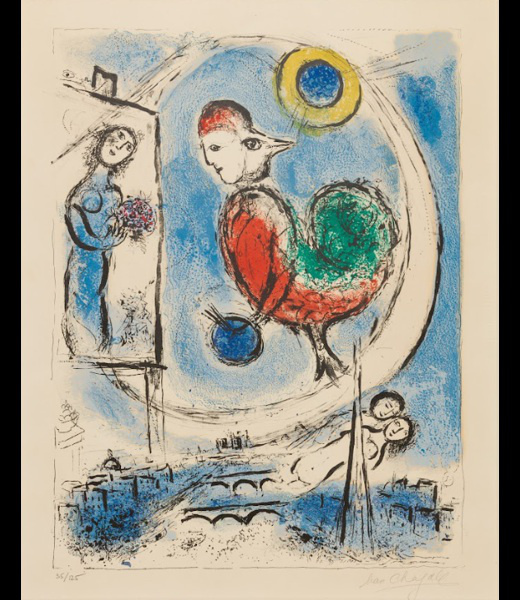 Marc Chagall — Le Coq Sure Paris (35/125)