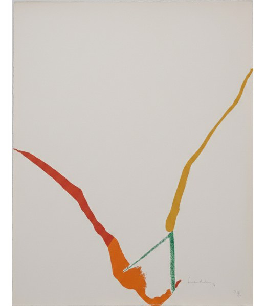 Helen Frankenthaler — What Red Lines Can Do (12/75)