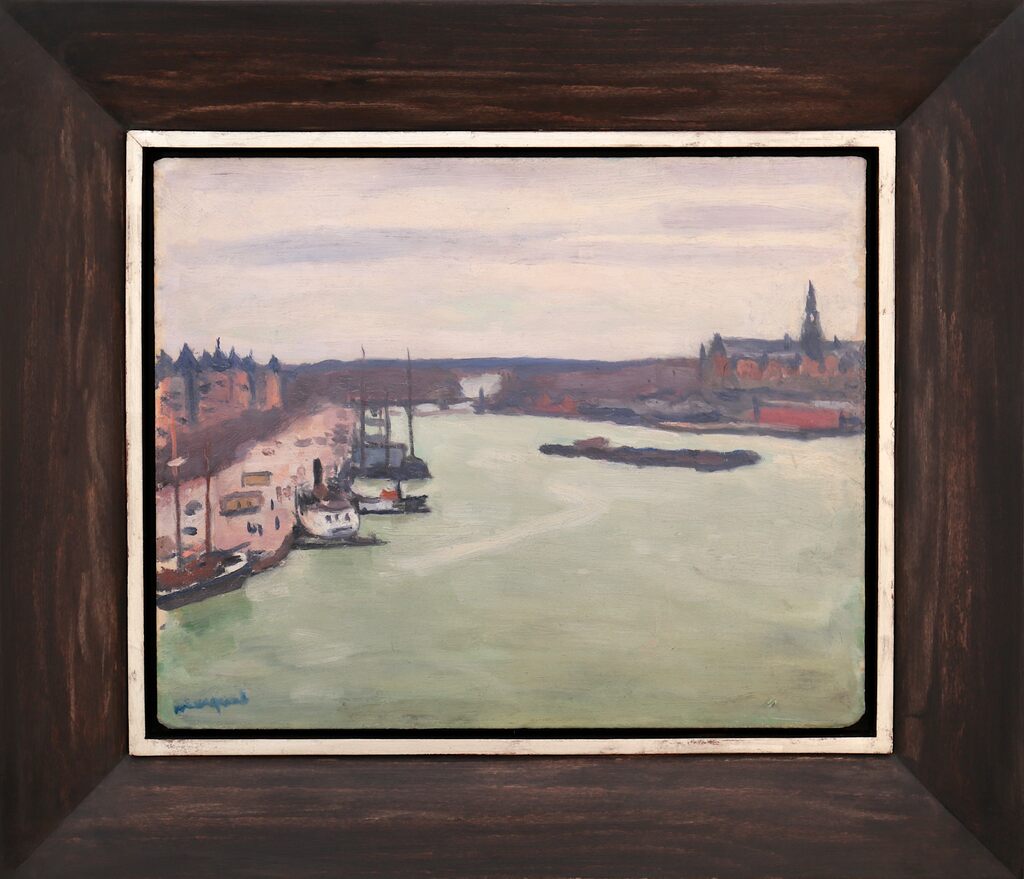 Albert Marquet — Stockholm, Strandvägen ciel clair (Stockholm, coastal road, clear weather)