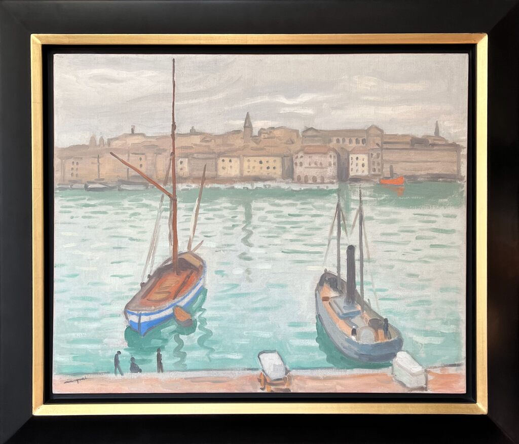 Albert Marquet — Marseille, les deux bateaux