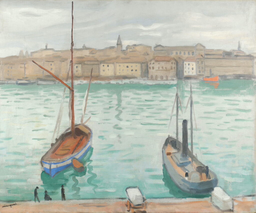 Albert Marquet — Marseille, les deux bateaux