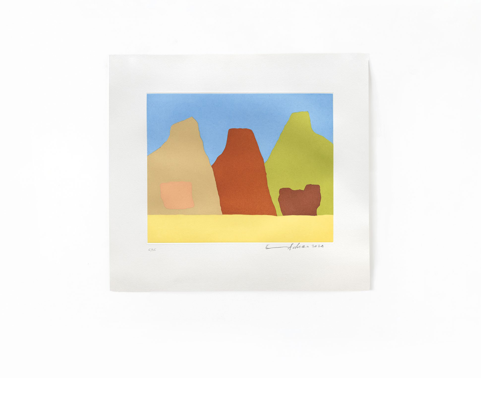 Etel Adnan — montagnes