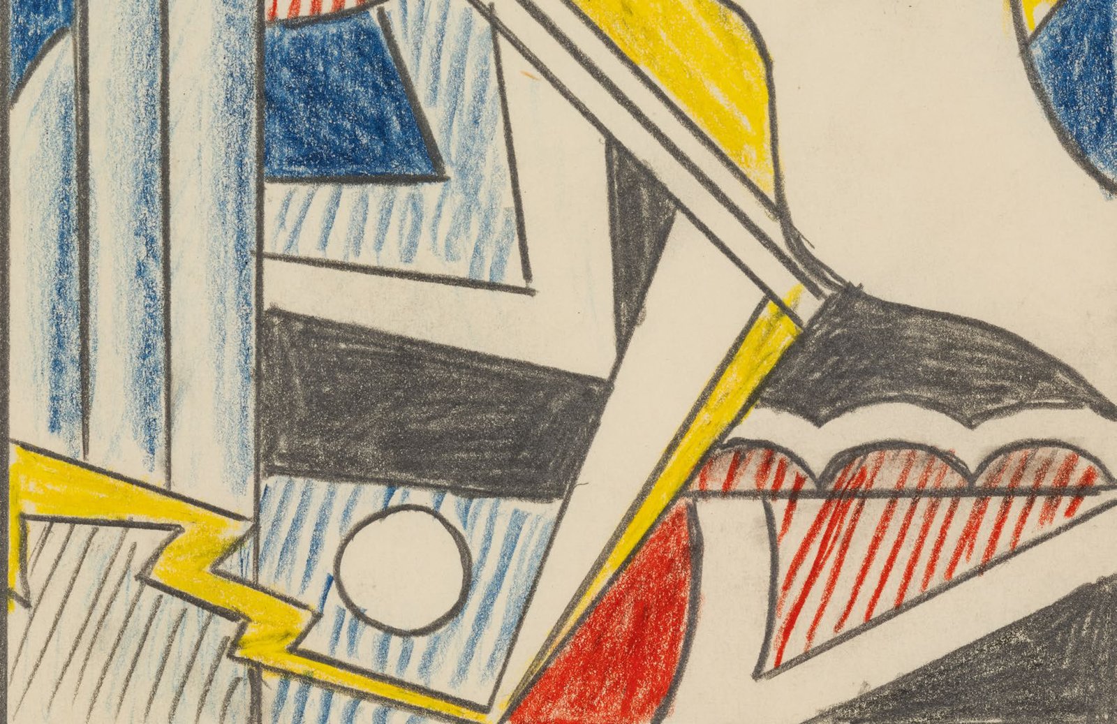 Roy Lichtenstein — Study for 'Modern Painting with Small Bolt'