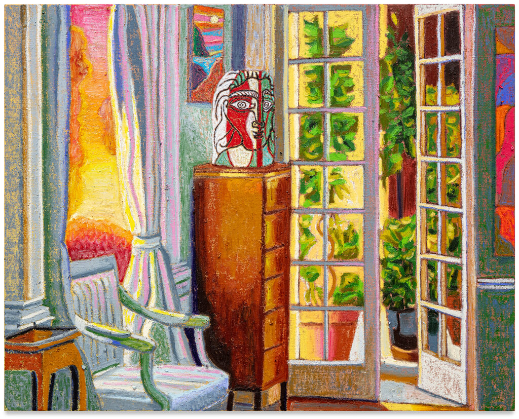 JJ Manford — Autumnal Interior with Picasso Sculpture