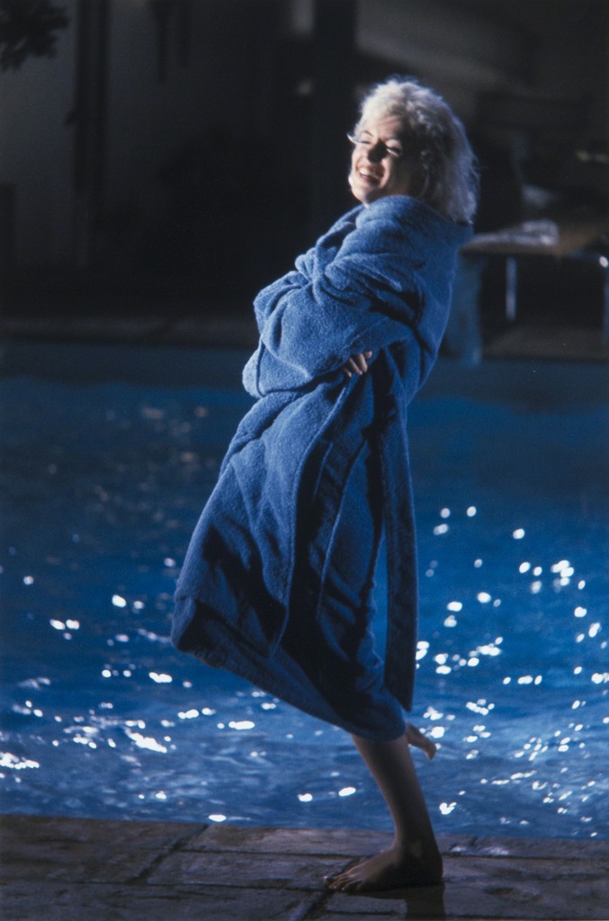 Lawrence Schiller — Marilyn Monroe, "Something's Got to Give:" (Blue Robe)