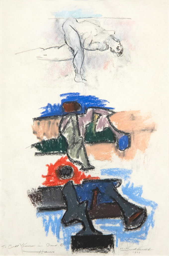 Hans Burkhardt — Untitled (Abstract Figure Study)