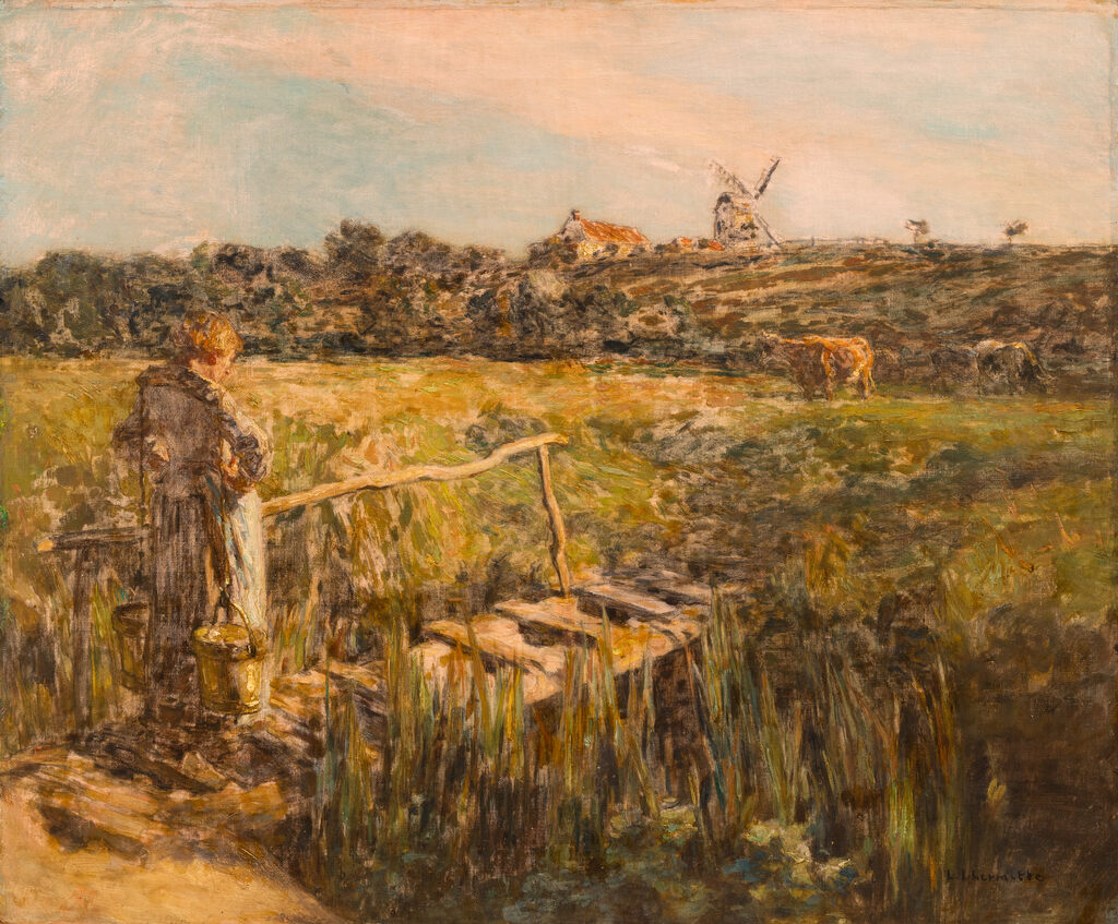 Léon Augustin Lhermitte — The Milk Maid