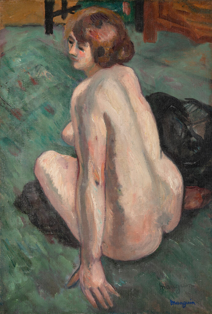 Henri Manguin — Grenouillette, nu de dos